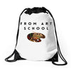 From Art School Drawstring Bags