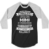 Super Cool Mimi Of A Freaking Awesome Granddaughter 3/4 Sleeve Shirt