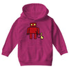 bird powered robot Youth Hoodie