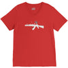 banksy style ak47 art   funny V-Neck Tee