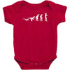 icke evolution t shirt   funny Baby Bodysuit