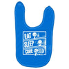 v3 eat sleep code Baby Bibs