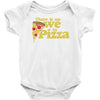 there is no we in pizza Baby Bodysuit