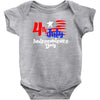 happy independence day the united states Baby Bodysuit