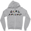 girlfriend friends tv show parody Zipper Hoodie