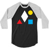 clean bandit shapes geometric 3/4 Sleeve Shirt