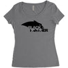 black panther logo Women's Triblend Scoop T-shirt