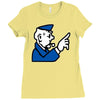 go to jail monopoly Ladies Fitted T-Shirt