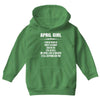 Super April Girl Youth Hoodie