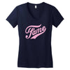 official fame Women's V-Neck T-Shirt