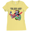 lion mouth hands Ladies Fitted T-Shirt