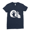 hand Ladies Fitted T-Shirt
