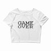 game over Crop Top