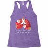 lung cancer awaneress Racerback Tank