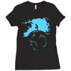 water planet global warming world ocean banksy nature graphic Ladies Fitted T-Shirt