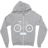 bike Zipper Hoodie