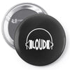 bargain loud records Pin-back button