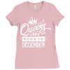 Queens Are Born In December Ladies Fitted T-Shirt