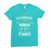 legendary riders are born in 1986 Ladies Fitted T-Shirt