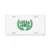 Vegan Power License Plate