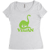 vegan dinosaur best trending Women's Triblend Scoop T-shirt