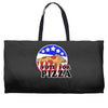 vote for pizza Weekender Totes
