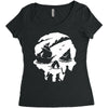 sea of theives skull Women's Triblend Scoop T-shirt