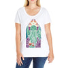 cthulhu's church Ladies Curvy T-Shirt