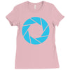 camera shutter Ladies Fitted T-Shirt