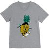 pineapple skateboarding V-Neck Tee