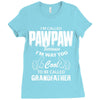 I'm Called Pawpaw Because  I'm Way Too Cool To Be Called Grandfather Ladies Fitted T-Shirt