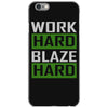 work hard blaze hard iPhone 6/6s Case