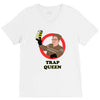 trap queen V-Neck Tee