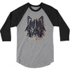 polygon wolf 3/4 Sleeve Shirt