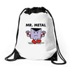 mr. metal Drawstring Bags