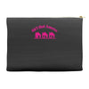 tribut t shirt john mellencamp   kleine rosa h&auml;user Accessory Pouches