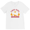 This Girl Loves Her Dachshund V-Neck Tee