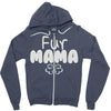 fur mama Zipper Hoodie