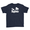 the dogfather  nerd retro der pate godfather fun Youth Tee
