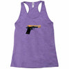 black gold gun pullover Racerback Tank