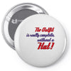 no outfit. Pin-back button