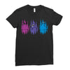 Colorful Cats Ladies Fitted T-Shirt