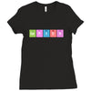 periodic table chemistry fun Ladies Fitted T-Shirt
