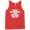brains are awesome i wish everybody had one Tank Top