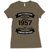 Premium Vintage 1957 Ladies Fitted T-Shirt