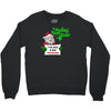 heapy new year funny santa claus christmas Crewneck Sweatshirt
