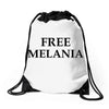 Free Melania Drawstring Bags