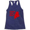 funny maine state Racerback Tank
