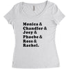 Friends Tv Show Women's Triblend Scoop T-shirt