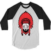 native america wolf 3/4 Sleeve Shirt